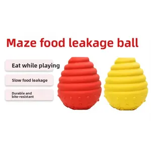 Cat and dog treat dispensing ball toy, boredom buster, durable chew ball for teeth grinding, self-entertainment for large dogs, pet food hiding and interaction toy Bite Resistant Inflatable Set Interactive Bungee jumping harness accessories shaped