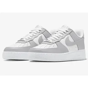 NIKE Men's Air Force 1 Low "White/Grey" FD9763-101 Fashion Athletic Sneaker for Sports & Outdoor Activities