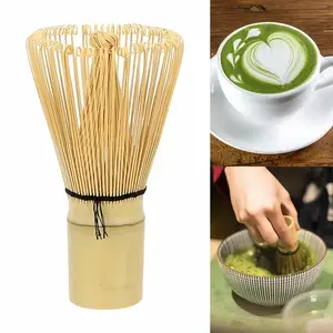 150-Prong Bamboo Matcha Whisk, Handmade Traditional Chasen - Creates Smooth & Frothy Authentic Japanese Matcha Tea
