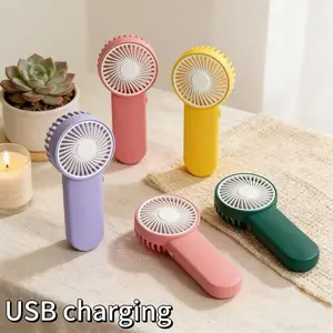 Portable Handheld Mini Fan, Lightweight and Portable, Battery Powered (no Batteries Included), Adjustable Single Speed, Ideal for Outdoor Use, Home Office Party Gift