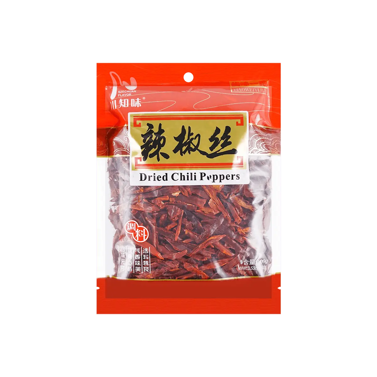 SZECHUAN FLAVOR Dried Chili Peppers, 3.52oz