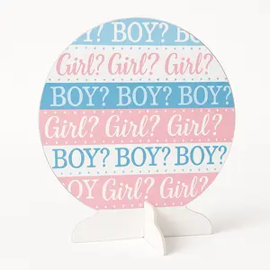 Pink or Blue? Baby Shower Table Decoration