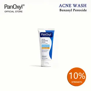 [PanOxyl official]PanOxyl Acne Foaming Wash - Maximum Strength Formula with 10% Benzoyl Peroxide - Clear，1 oz（28g） Facial Skincare