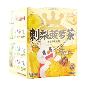 MIXUE Sea Buckthorn Pineapple Tea Bags - 5 Bags in(45g) - Hot & Cold Brewable - Refreshing Fruit Infusion