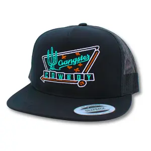 Cactus Jack- Teal, Brown, and White. Gangster Cowboy Official Product