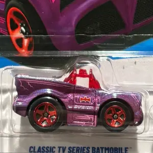 Purple Toon Bat car 1:64 scale Diecast car