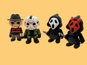 Halloween Horror Character Flexi Keychains!