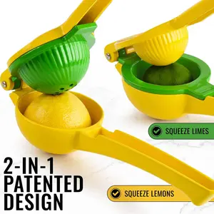 Fresh Juice Presser Fruit Extractor Orange Citrus Lime Lemon Squeezer Hand Press Juicer Metal Portable Manual Juicer
