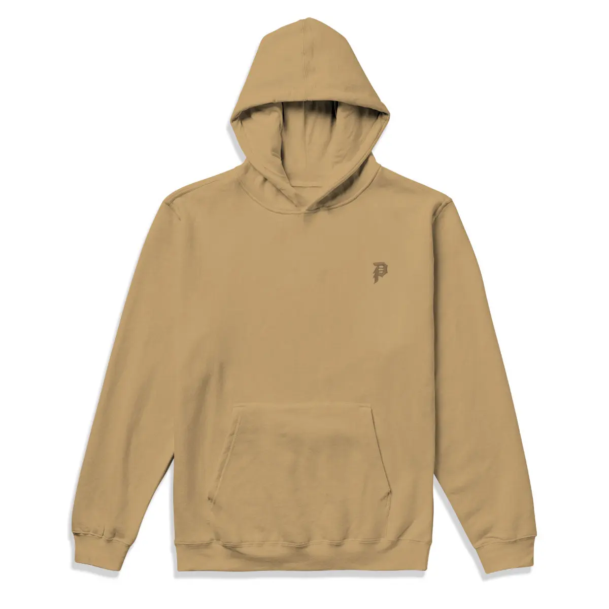 Primitive Skateboarding Men's Boxy Fit Core Mini Dirty P Hoodie, Menswear Apparel Tops Sweatshirt with Durable Fabric, Embroidered, Casual, Cotton, Long Sleeve