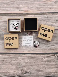 Surprise Panda Gift Box, Cute Panda Present, Heartfelt Panda, Festival Party Gift, Adorable Panda Surprise, Perfect Holiday Gift, Minimalist Gift Box Design