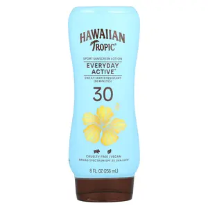 Hawaiian Tropic Sport Sunscreen Lotion, Everyday Active, SPF 30, 8 fl oz (236 ml)
