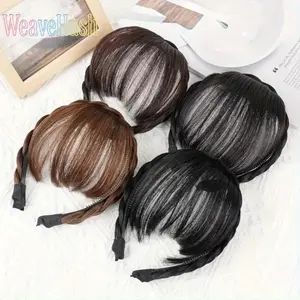 4Pcs Women’s Braided Hair Headbands, Secure Fit Soft Lightweight Comfortable Hair Accessories, Easy‑to‑Remove Versatile Headbands for Daily Wear, Travel, Festivals & Party Styling