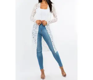 Long Sleeve Lace Cardigan