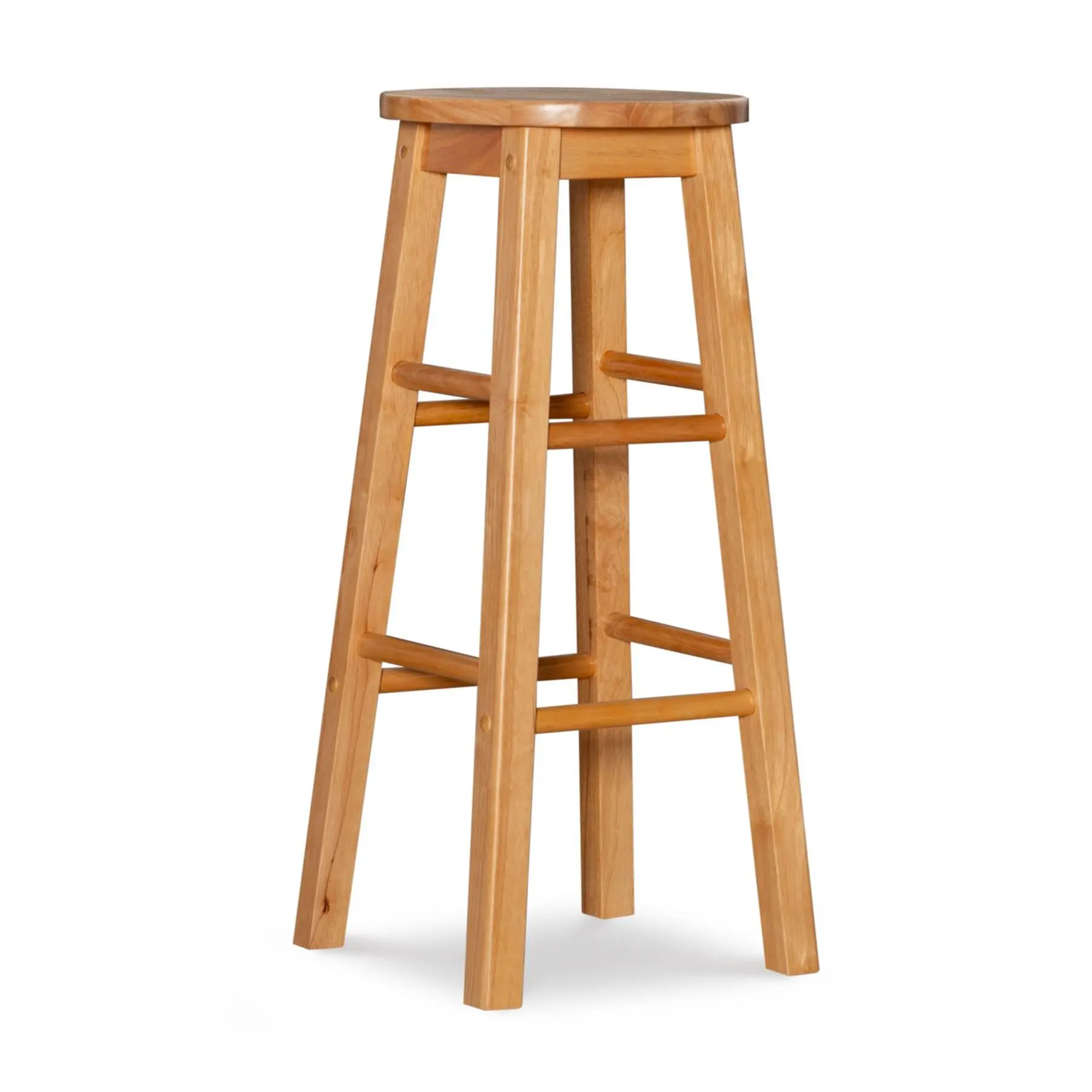 Linon Home Juno Round Seat Backless Bar Stool