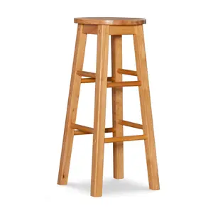 Linon Home Juno Round Seat Backless Bar Stool