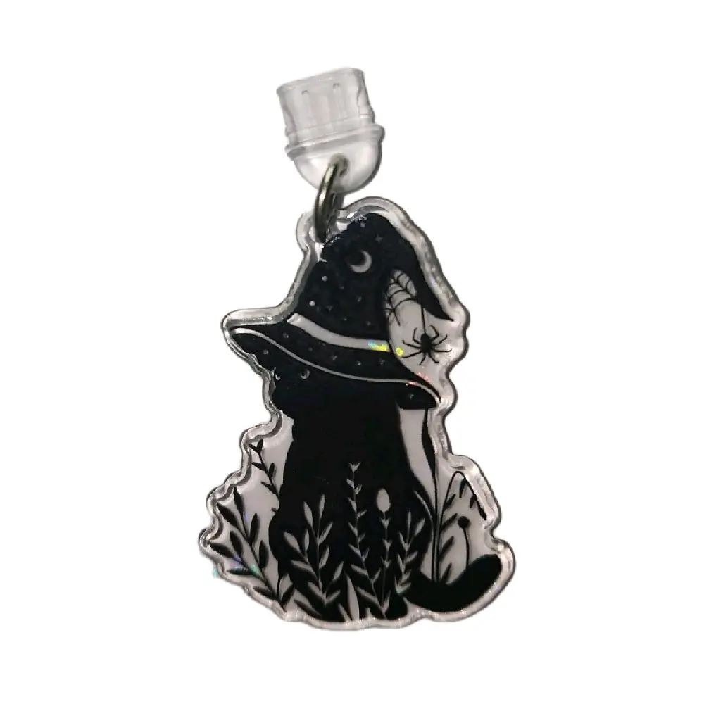 Witch Hat  Cat Dust Plug Cellphone Charm