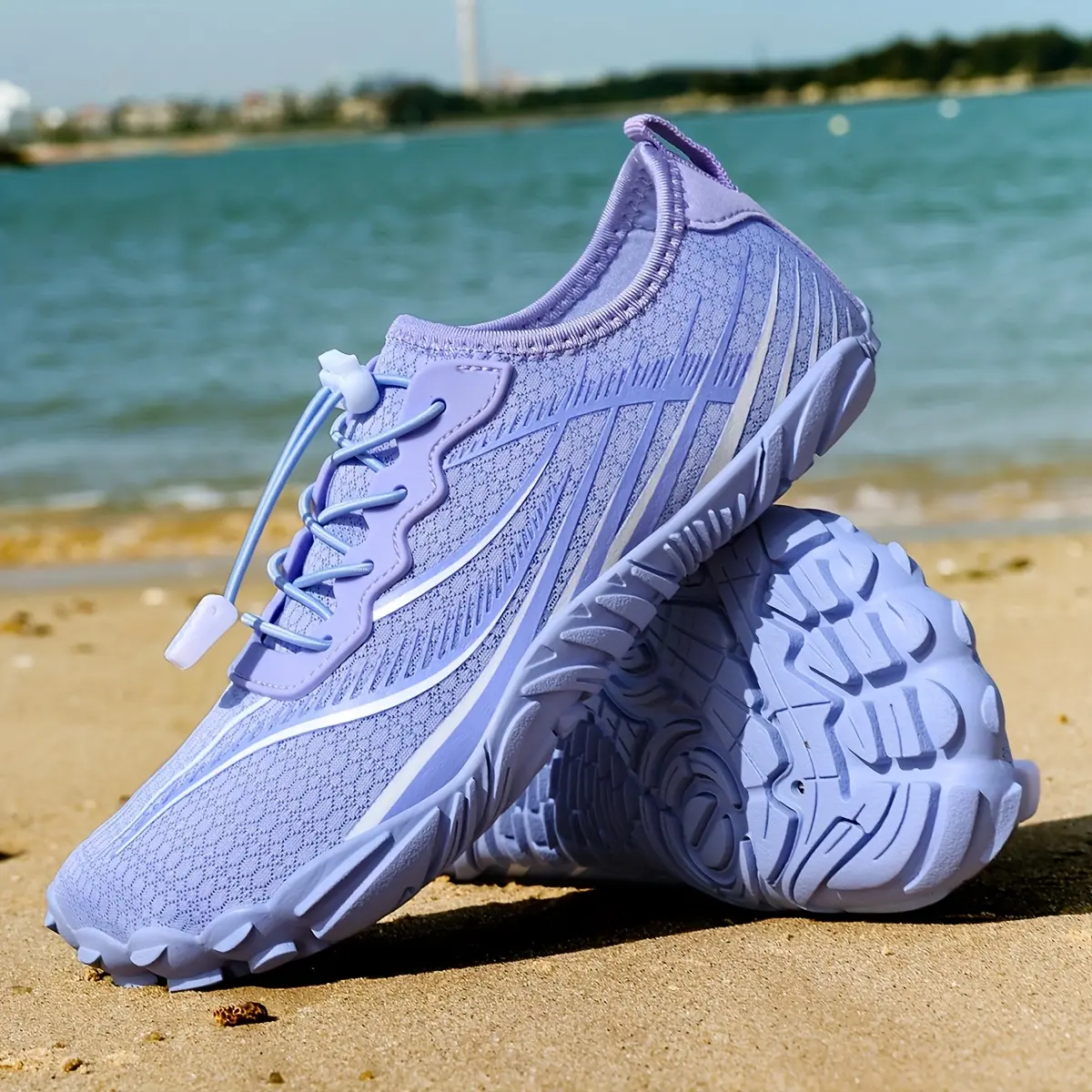 Lightweight Breathable Mesh Walking Shoes with Cushioning and Non-Slip Sole Sosenfer Women main image 3