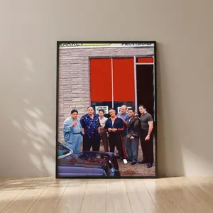 The Sopranos Poster - Tony Soprano Wall Art, Classic TV Show Print, Retro Mafia Decor, Gift for Sopranos Fans, Modern Cinema Art.( Unframed - Print Only )
