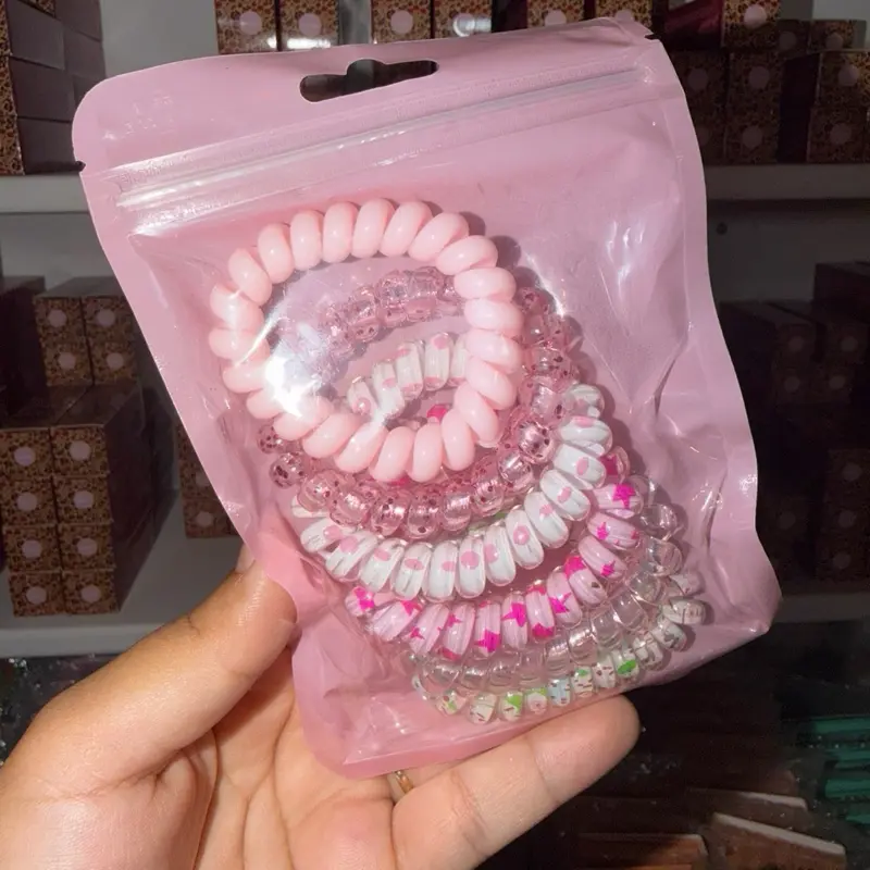 Spiral hair tie