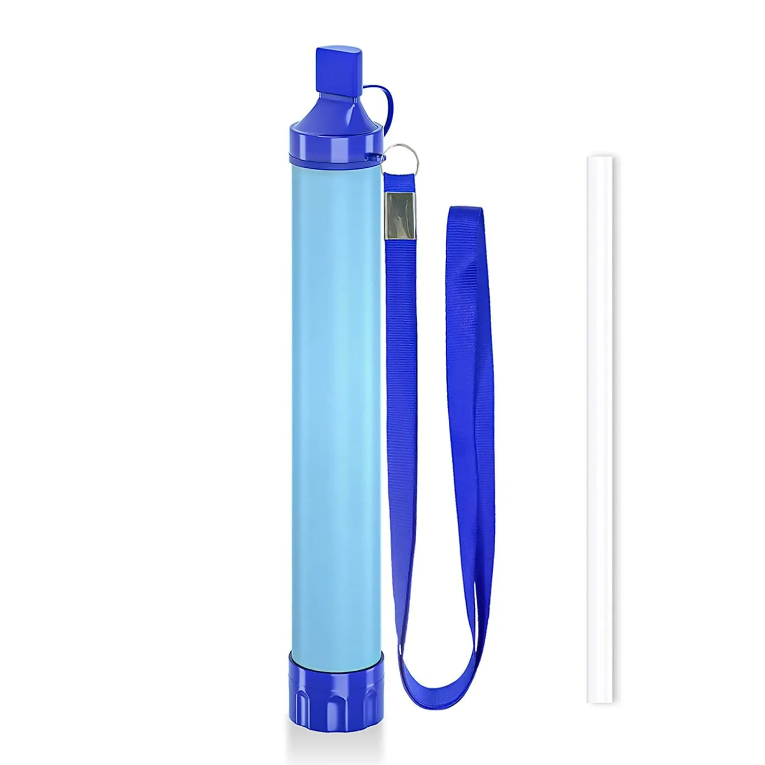 Water Filter Straw, Outdoor Portable Water Bottle Filtration Straw, Outdoor Emergency Filter, Personal Water Filter for Hiking, Outdoor Essentials