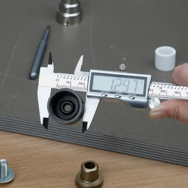 1 PCS Stainless Steel Digital Caliper Precision Hand Measuring Instrument Clear Large LCD Screen Auto Power Off Quick Inch MM Unit Conversion Portable Accurate Measuring Gadget Household Industrial Hardware Measurement Tool For Daily Workshop Use