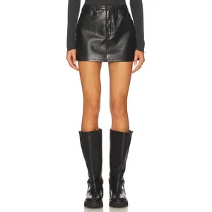 AGOLDE Kiera Mini Skirt in Detox