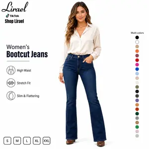 Western Bootcut Jeans |   Golden Horse Embroidered Flare Denim Pants For Women, High Waisted Slim Fit Stretch Trousers