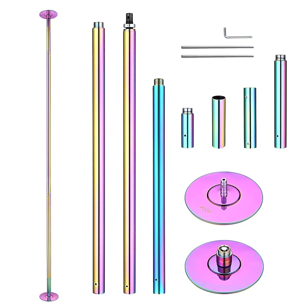 Yescom 11.5ft Spinning Pole Dancing Pole Home Exercise