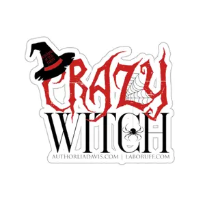 Crazy Witch Kiss-Cut Stickers
