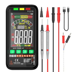 Multimeter Digital, Rechargeable Electrical Tester, NCV Intelligent Multi Tester, TRMS 6000, Overload Protection, Auto-ranging, , Current, Capacitance, Continuity, Frequency,Resistance