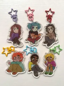 Sally Face game acrylic keychains perfect For Bags, Keys, Or Gifts