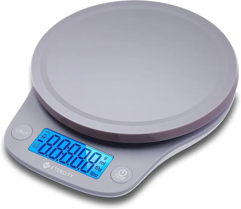 Etekcity 0.1g Food Kitchen Scale, Digital Ounces and Grams for Cooking, Baking, Meal Prep, Dieting and Weight Management, 11lb/5kg, Measuring Utensils