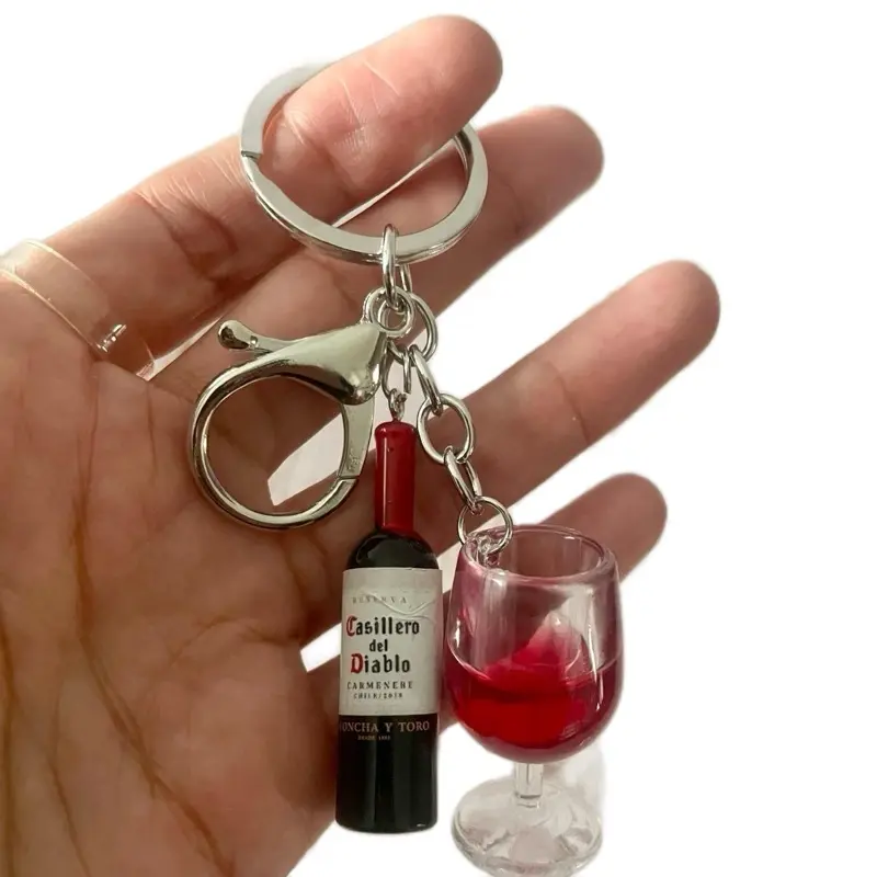 Mini Wine Glass Keychain - Perfect for Wine Lovers On the Go portable keychain boujee