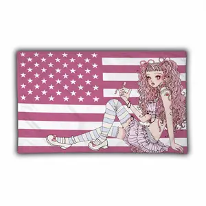 Aesthetic Room Decor, Parradise Kiss, Wall Hanging Flag, Durable Polyester with Brass Grommets, Perfect Birthday Gift for Otakuu | GN200226.R2755.ID00