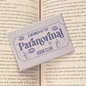 Paranormal Book Club Fridge Magnet 2.5x3.5in - Bookish Magnet Decor