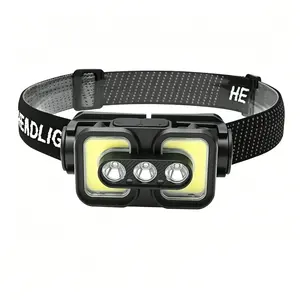 Skywolfeye Rechargeable LED Headlamp with Motion Sensor & Red Light, Super Bright 1000LM Induction Headlight, IPX6 Waterproof Hard Hat Light for Camping, Hiking, Running, Fishing, Gifts for Men Dad High Lumen Flashlight