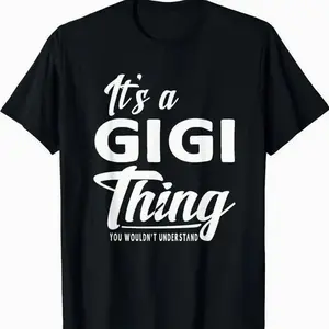Women's Casual Comfortable T-Shirt - Mothers Day Gift, Grandma Gigi Themed Top, Stylish Hoodie-Sweatshirt Inspired Clothes, G6B