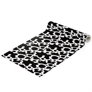 Cow Pattern Wallpaper 45x300cm, Bedroom Living Room Kitchen Wall Decor, Home Decoration Self-Adhesive Removable Paper