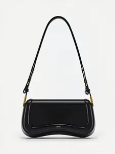 French Style Unique Wave Underarm Bag, High-End Shoulder Crossbody Bag, Versatile Commute Women's Bag, Fashionable and Practical, Commuter Shoulder Bag
