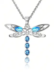 1 PC Cute Cubic Zirconia Necklace Pendant For Women Valentine's Day Gift Wedding Jewelry