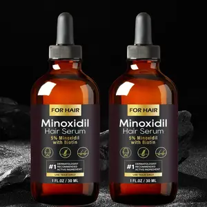 5% Minoxidil Hair Regrowth Treatment – Multi-Pack for Men & Women – Supports Hair Growth, Beard Thickening, and Hair Loss Recovery – 30ml / 1oz Bottles