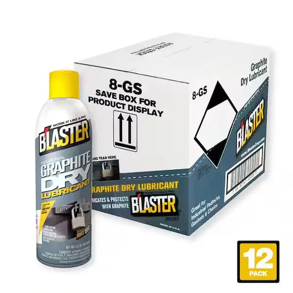 BLASTER Graphite Dry Lubricant - Aerosol 12pk
