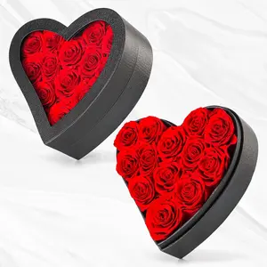 Flower, Forever Roses in A Box,  , Birthday Gifts for Her, Women, Mom, Girlfriend, Wife, Grandma,Red Forever Roses