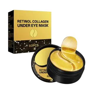 Retinol Collagen Under Eye Patches (60 Pcs/30 Pairs) - with Niacinamide & Hyaluronic Acid - Hydrating & Repairing - For Eyes and Multi-areas