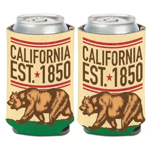 California Est. 1850 Can Cooler 12 Oz. Koozie
