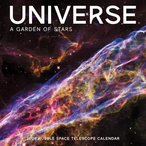 Hubble Telescope 2026 Calendar | Science Monthly Wall Planner | Space Exploration, Astronomy, Stars, ,  | Galaxy, Constellation, Nebula Prints |  |12" x 24" Open | Sustainable | Plastic Free | Printed  Thick Art Paper