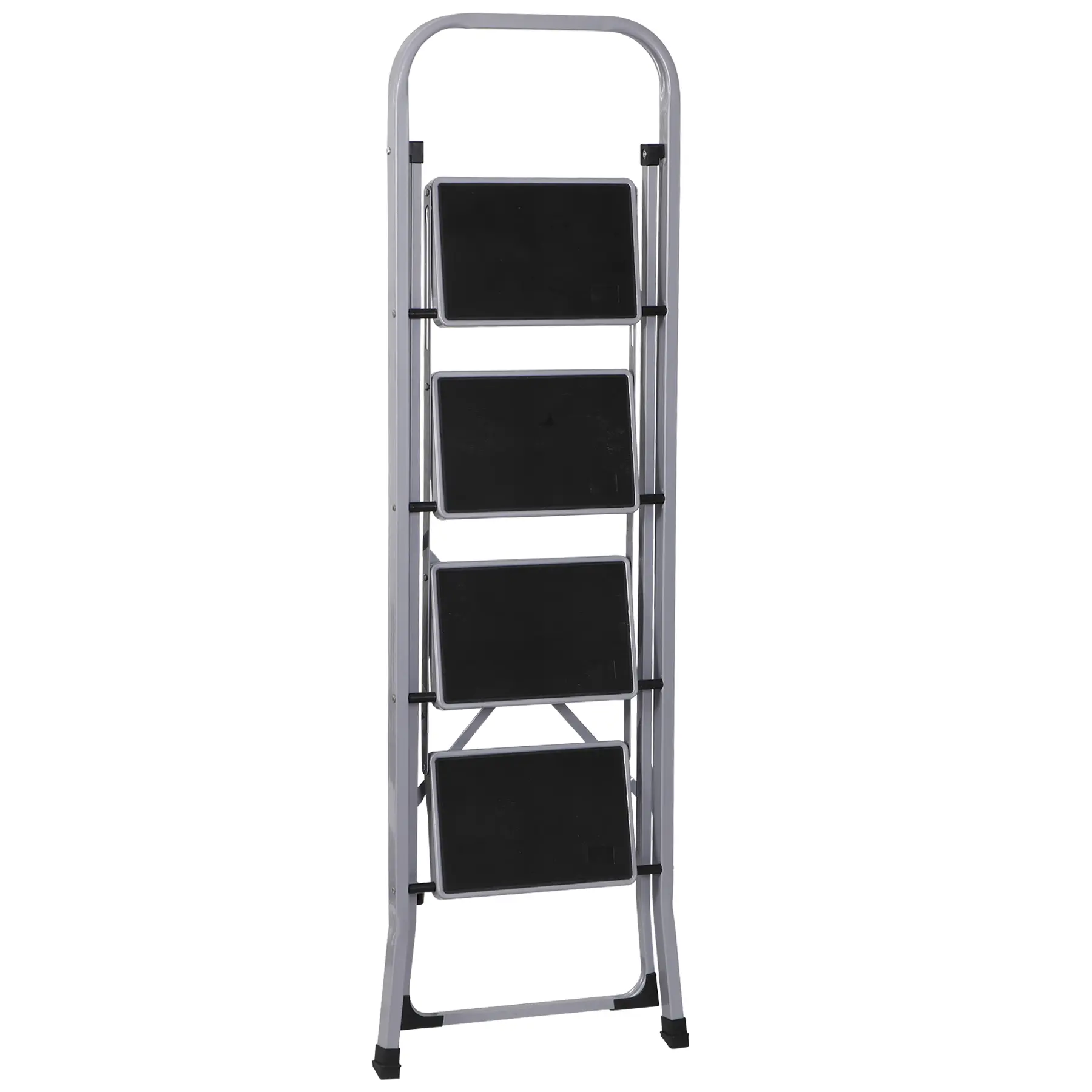 LEMY Anti-Slip 2/3/4 Step Home Ladder Heavy Duty Portable Folding Step Stool Supports Up to 352lbs for Home Use