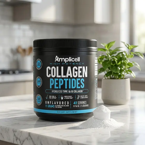Multi Collagen Peptides Powder - Hydrolyzed Type I & III Grass Fed Bovine Collagen - Unflavored Protein for Hair Skin Nails & Joint Support - Keto Paleo Friendly - Collagen for Men & Women - 41 Servings