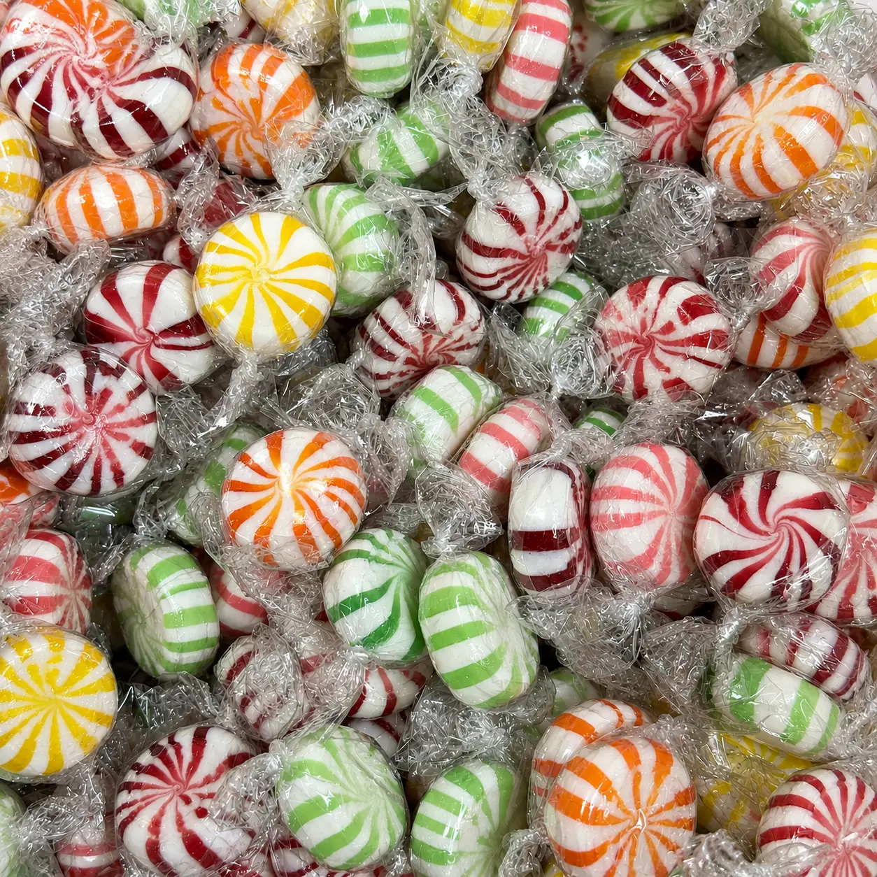 Old Fashioned Fruit Spinners 1 Lb Bag - Classic Nostalgic Hard Candy - Perfect for candy buffets, parties, and nostalgic candy lovers