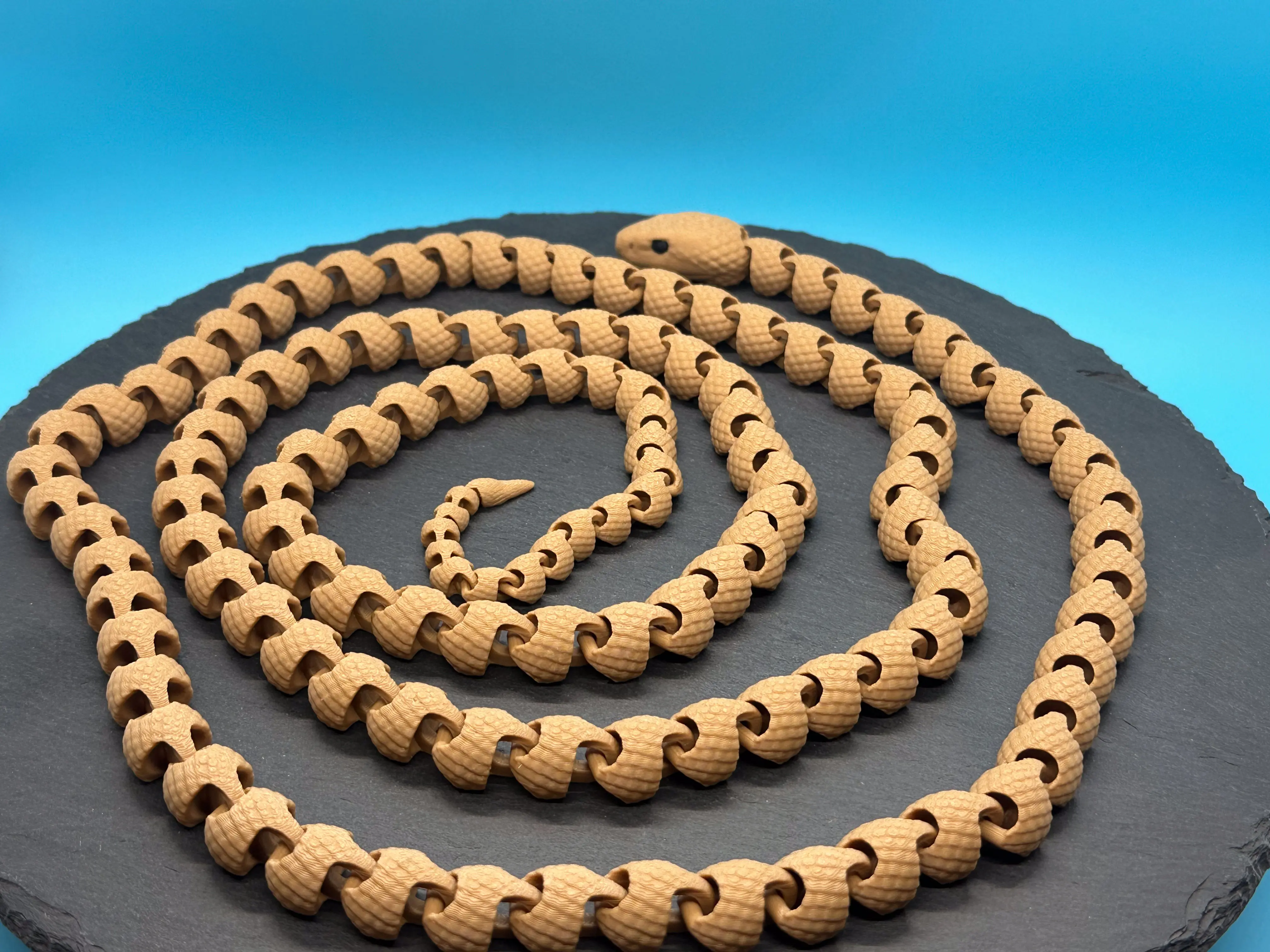 3D Printed Articulated Super Long Snake, 70 inches! - Fidget Friend